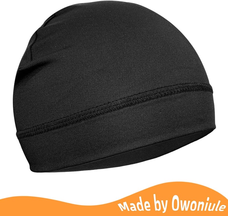 Owoniule 6 Pcs Skull Cap Sweat Wicking Helmet Liner Breathable Cycling Beanie Running Sports Hat Cooling Head Wraps for Men - Image 2